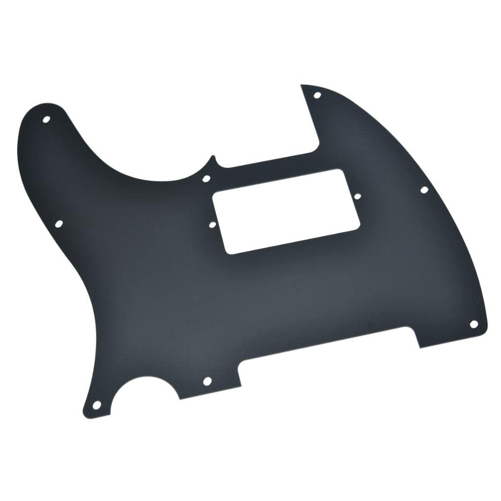Dopro 8 Hole Matte Aluminum Tele Humbucker Pickguard Metal Anodized TL Pick Guard Scratch Plate for USA/Mexico Tele/Telecaster M